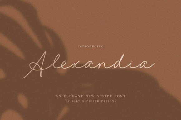 Alexandia: A Handwritten Font That Balances Elegance and Practicality