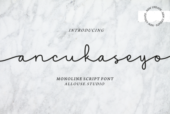 Ancukaseyo: A Handwritten Font That Elevates Design with Class and Creativity