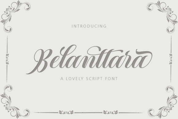 Belanttara: A Font with Timeless Charm