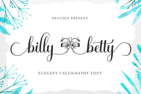 Billy Betty Font: A Romantic Touch for Your Creative Projects