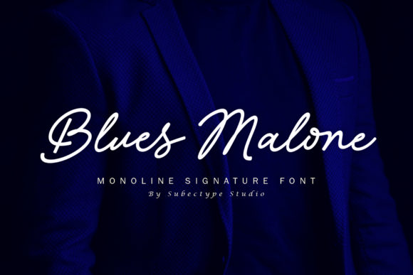Blues Malone: A Modern Handwritten Font That Merges Elegance with Authenticity