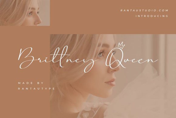 Brittney Queen: A Timeless Handwritten Font for Creative and Professional Use