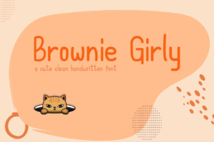 Brownie Girly: A Magical Scriptfont for Timeless Elegance and Creative Expression