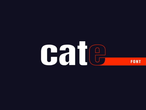 Cate: A Minimalist Font That Elevates Design Across Industries