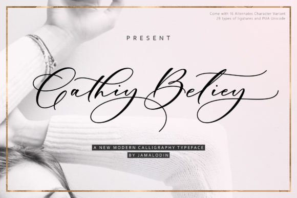 Cathiy Betiey Font: A Classy and Contemporary Choice