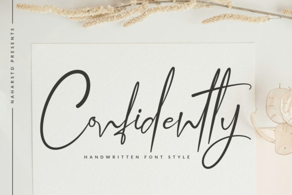 Confidently: A Luxurious Script Font for Modern Design