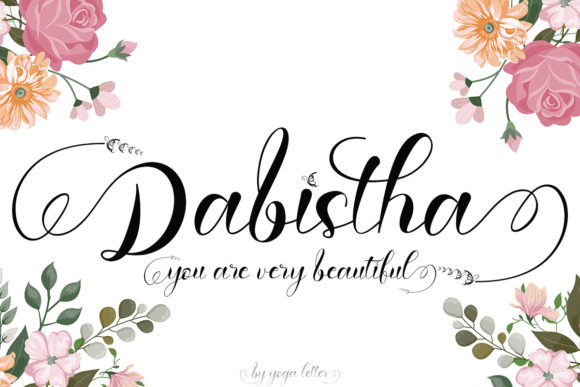 Dabistha: A Handwritten Font That Elevates Design with Elegance