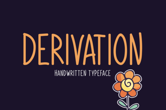 Derivation: A Playful Font for Creative Projects and Branding