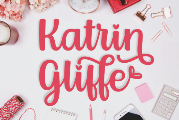 Discover the Elegance and Versatility of Katrin Gliffe: A Playful Script Font for Modern Creativity