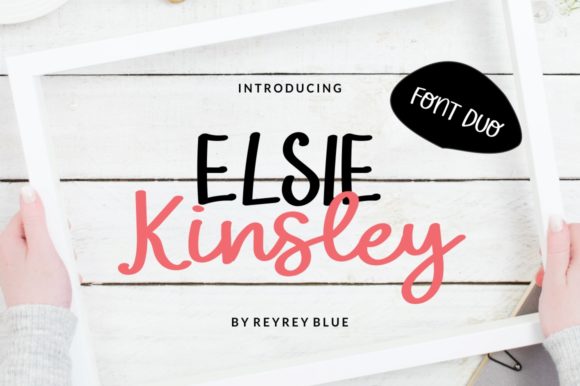 Elsie Kinsley: A Sweet and Modern Font Duo for Creative Projects
