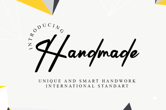 Handmade: A Beautiful and Classy Handwritten Font for Design Projects