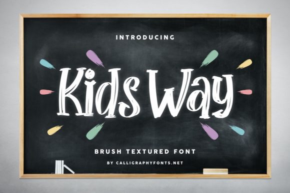 Kids Way: The Playful Font That Elevates Children’s and School-Themed Designs