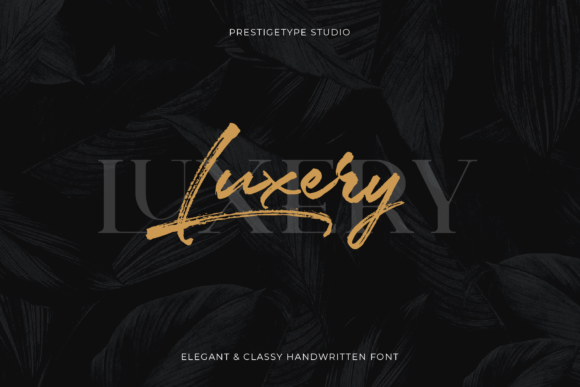 Luxery: The Elegant Handwritten Font That Elevates Your Designs