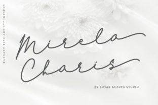 Mirela Charis Cursive Font for Professional and Creative Use