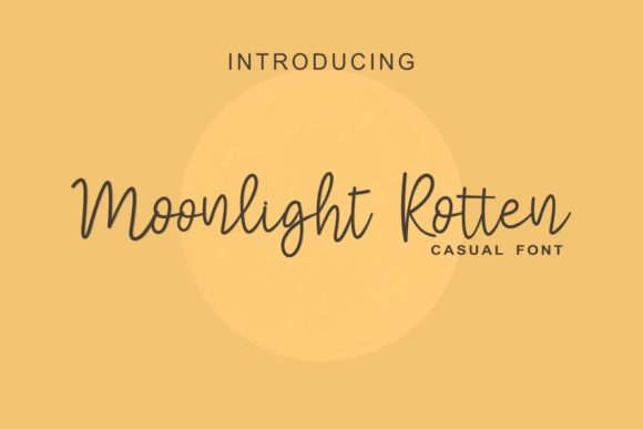 Moonlight Rotter Font Elegance