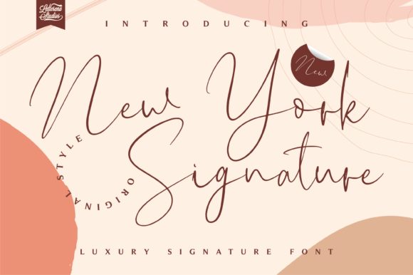New York Signature: A Luxurious Handwritten Font for Designers