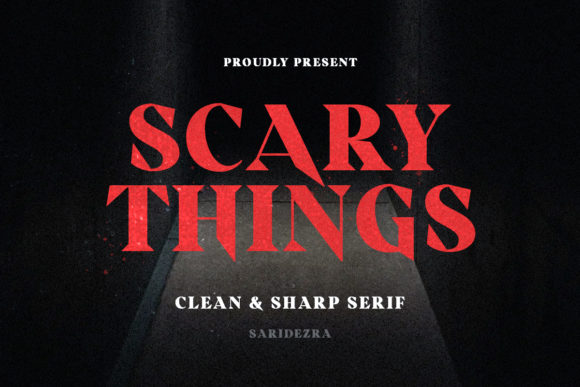 Scary Things: The Perfect Font for Horror and Thriller Designs