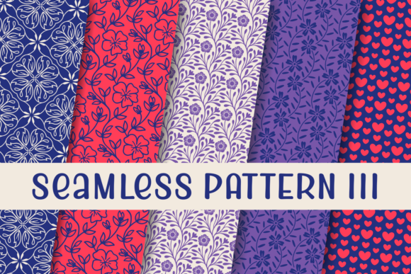 Seamless Patterns III: A Versatile Dingbats Font for Creative Projects