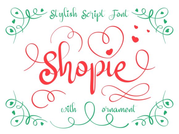 Shopie: A Balanced Script Font for Creative Projects