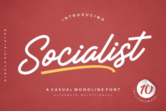 Socialist Font: A Casual and Versatile Handwritten Style
