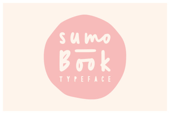 Sumo Book: A Quirky Handwritten Font for Creative and Educational Projects