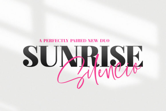 Sunrise Silencio Duo: A Strategic Font Pair for Modern Design and Communication