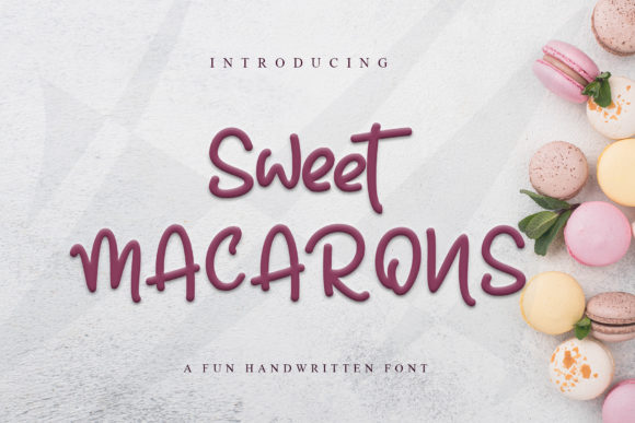 Sweet Macarons: A Playful Font for Creative Projects