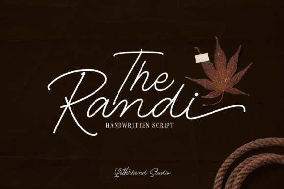 The Randi Font: A Classy Monoline Handwritten Script for Modern Design