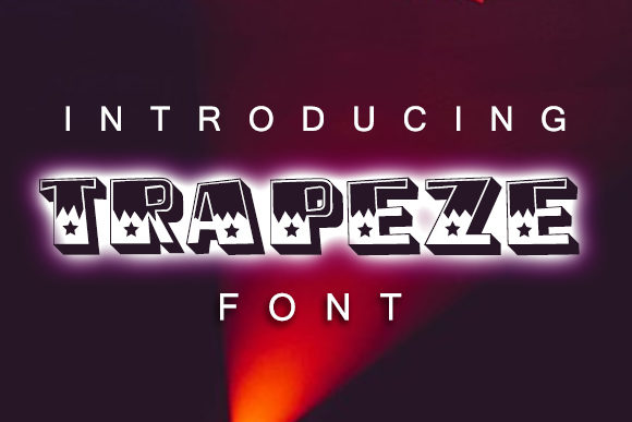 Trapeze: A Versatile 3D Decorative Font for Creative and Professional Workflows