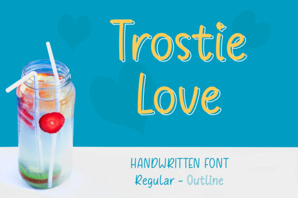 Trostie Love: A Handwritten Font That Adds Personality to Your Designs