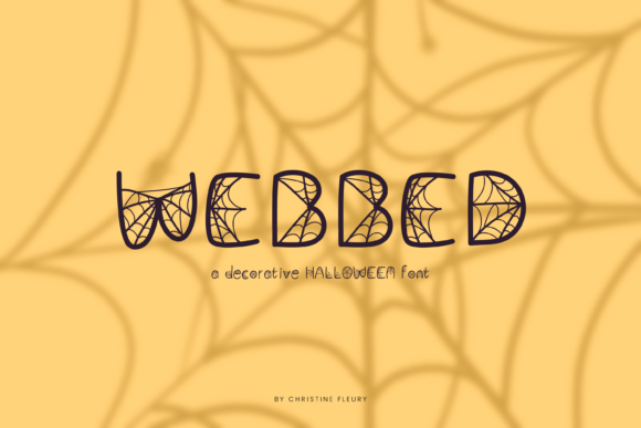 Webbed: A Unique Decorative Spiderweb Font for Creative Projects
